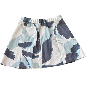 Malbon Frida Golf Skirt Size 6 Blue Print Athletic Tennis Skirt NWD NO SHORTS